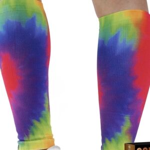 ☆Multicolor Tie-Dye Men's/Women's Compression Socks/Sleeve Varicose XXL